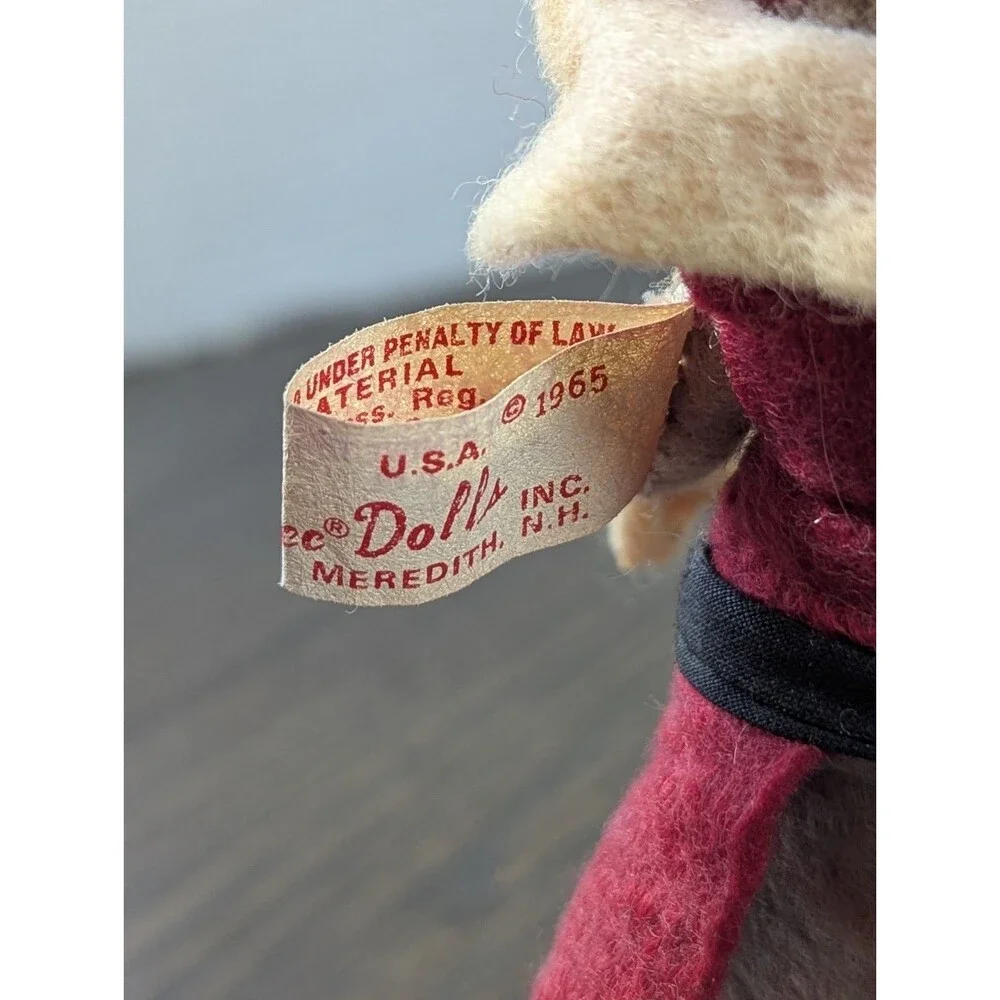 Vintage 1965 Annalee Pilgrim Male Mouse Doll 8